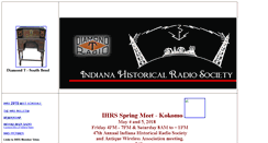 Desktop Screenshot of indianahistoricalradio.org