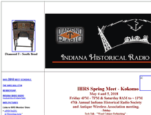 Tablet Screenshot of indianahistoricalradio.org